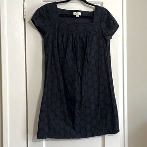 Ann Taylor Loft Navy Eyelet mini dress - Size 6P